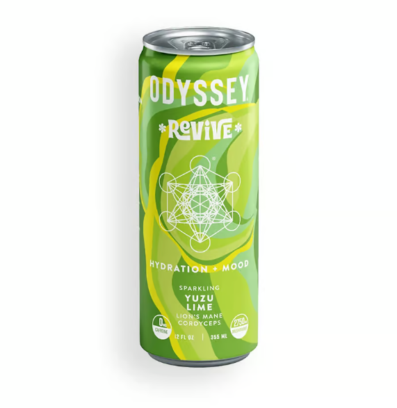 Odyssey Sparkling Mushroom Elixir / Yuzu Lime